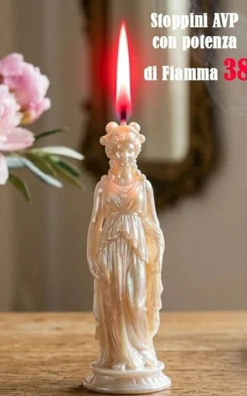 38 POTENZA DI FIAMMA Stoppini AVP x Stampi e Cont. diametro da 5 a 6 cm. Lunghezza da 7-9-12 cm per Candele professionali