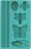 Farfalle Api Coccinelle e Libellule più 2 Bordure. Stampo in silicone