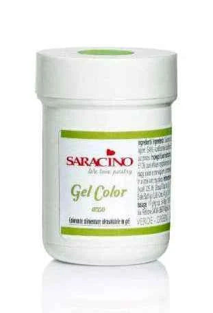 Verde. Colorante alimentare in gel 20 gr. Saracino