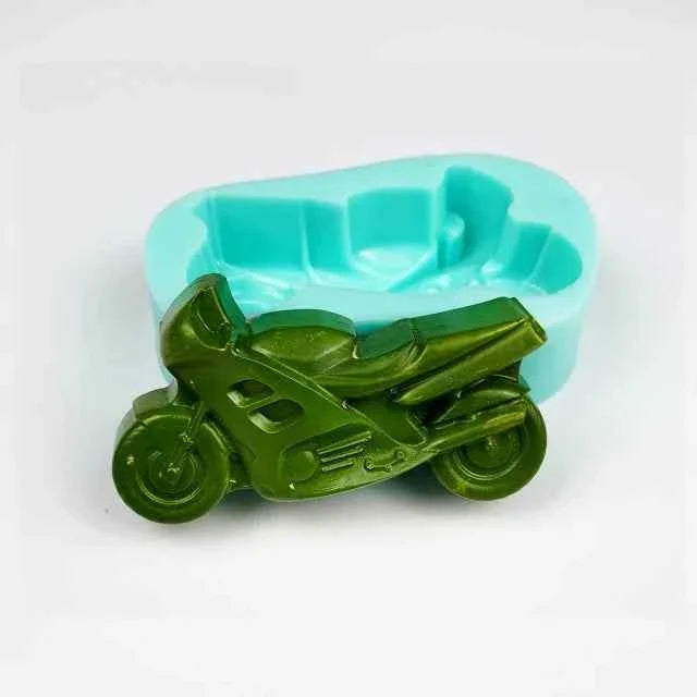 Moto da corsa di 8.5 cm. Stampo in silicone