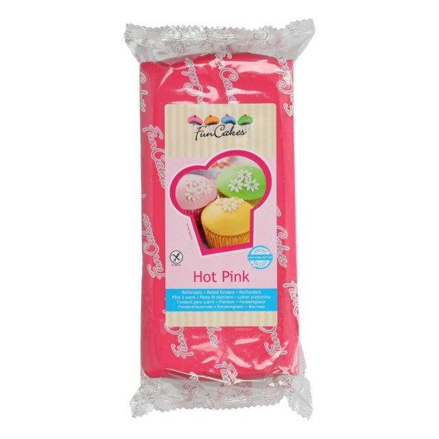 1 Kg. Fucsia. Pasta di zucchero FunCakes. Hot Pink.