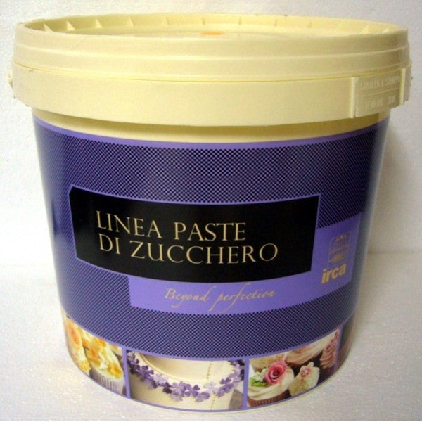 DAMA TOP SPECIAL 5 Kg. Pasta di zucchero BIANCA x Copertura e Modelling. Irca. Senza Glutine