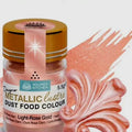Oro Rosa con effetti Metallici molto Luminosi e Scintillanti. Colorante Lipo in polvere. Squires Kitchen