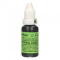 Verde Primavera. Vernice a Gocce. Per Panna Creme Burro e Pasta di Zucchero. 14 ml. Sugarflair