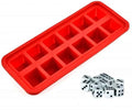 12 Grandi Dadi con numero. Stampo in silicone