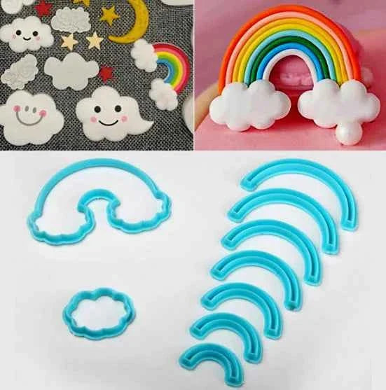 Arcobaleno. Set di 9 stampi