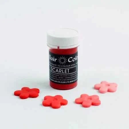 Rosso Sangue. Ideale per Red Velvet. Pastello. Colorante in Gel concentrato. Scarlet. Sugarflair