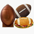 Teglia Tonda.Pallone Sport. Set di 2 Stampi anche Calcio in 3/D con base per cottura. Wilton