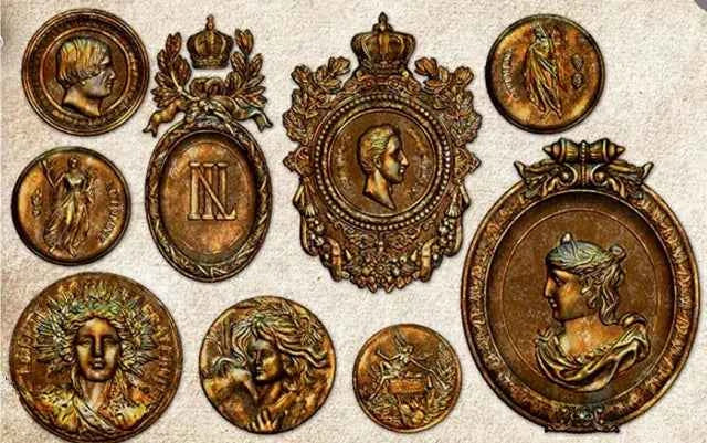 Monete antiche Sesterzi Romani Coin e Dobloni. Grande Fantastico Stampo in silicone