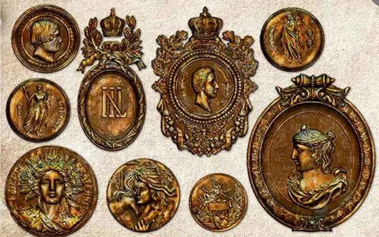 Monete antiche Sesterzi Romani Coin e Dobloni. Grande Fantastico Stampo in silicone