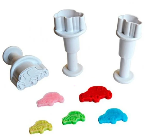 Auto e Macchine. Set di 3 mini stampi