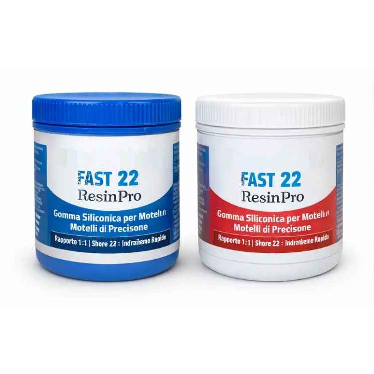 Silicone FAST 22 ResinPro – Gomma Siliconica per Stampi di Precisione.2 KG.