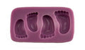 Piedini Neonato in 2 misure. Stampo in silicone