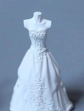 Abito da Sposa moderno. Stampo in silicone anche per Candele - WORLD PRODUCTS SHOP