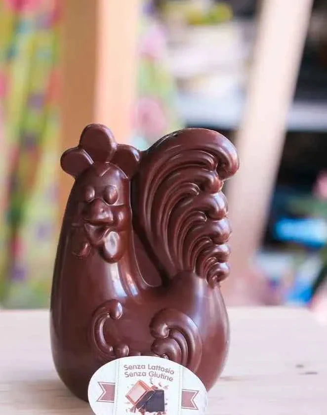 Gallo di cioccolato. Senza Lattosio-Senza Glutine-Vegan