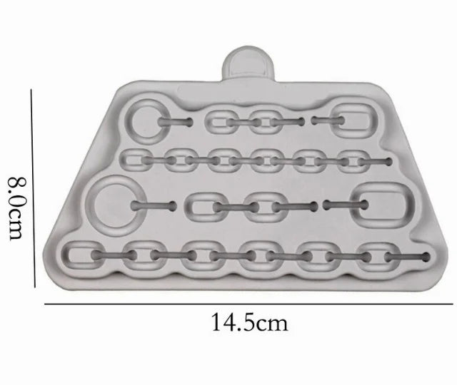 Catena con maglie grosse. Ancora Mare. Stampo in silicone