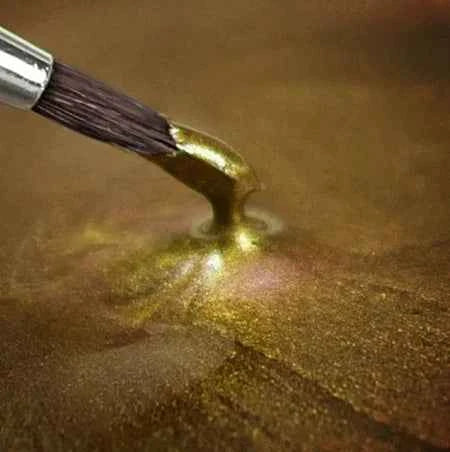 Oro Brillante Metallizzato.Vernice Colorante in gel. Rainbow Dust