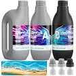Resiners® Resina epossidica a colata profonda da 3 galloni per tavoli da gioco con effetto fiume