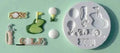 Stampo in silicone attrezzi per il Golf.