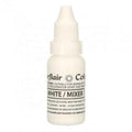 Bianco. Vernice a Gocce. Per Panna Creme Burro e Pasta di Zucchero. 14 ml. Sugarflair