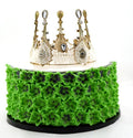 Fiori. Grande Bordo Floreale di 20 x 12 cm in silicone con molti Fiori