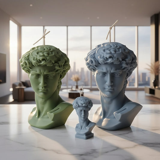 David di Donatello Small e Large. Stampo in silicone anche per Candele e Saponi