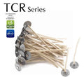 Stoppini AVP53 da 8-10-12-14-16-20 cm. Per Candele in contenitore diametro 8-9 cm