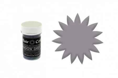 Grigio Ombra. Linea Pastello. Colorante in Gel concentrato. Shadow Grey. Sugarflair