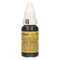 Oro antico. Vernice a Gocce. Per Panna Creme Burro e Pasta di Zucchero. 14 ml. Sugarflair