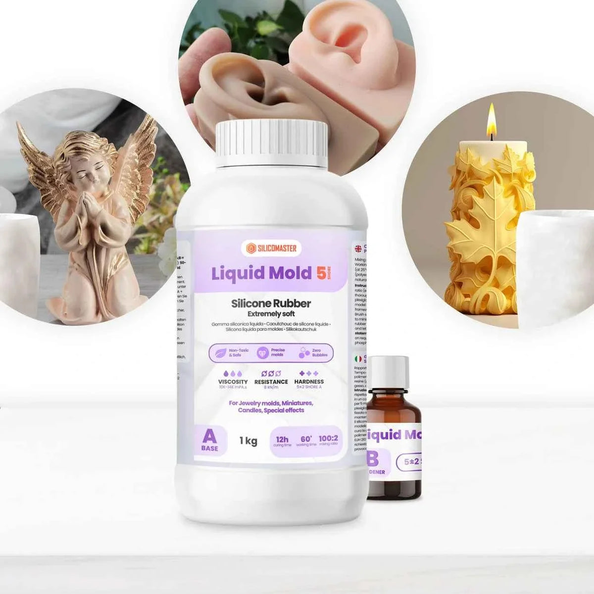 Liquid Mold 5 – Silicone per Stampi Ultramorbidi e Dettagli Fini