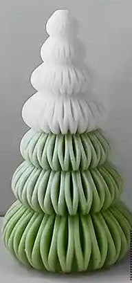 Albero di Natale Geometrico di 14.1 cm. Stampo in silicone anche per Candele - WORLD PRODUCTS SHOP