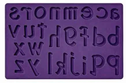Alfabeto con Lettere. Stampo in silicone