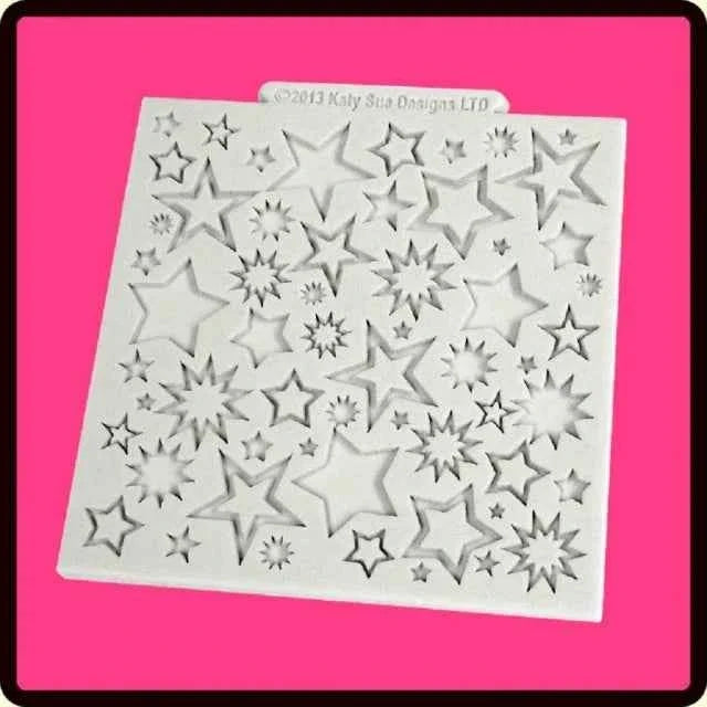 Stelle e Stelline. Stampo silicone. Starburst. Originale Katy Sue.