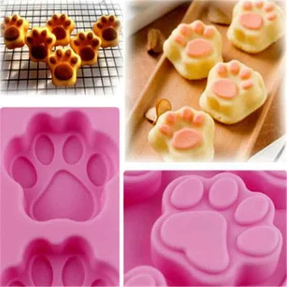 Simpatici Conigli. Stampo in Silicone in 3 forme