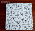 Fiore e Foglia. Stampo in Rilievo di 10 x 10 cm F-P3