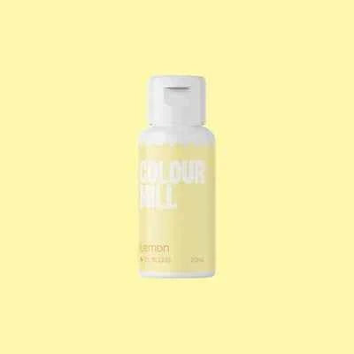 Giallo Limone Colour Mill. Colorante alimentare a base olio di 20 ml