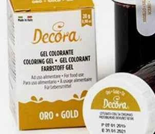 ORO Gel 28 g. Nuovo Colorante Alimentare. Decora