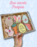 Box di biscotti pasquali