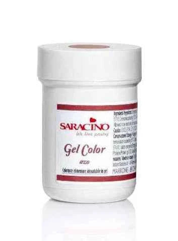 Marrone. Colorante alimentare in gel 20 gr. Saracino