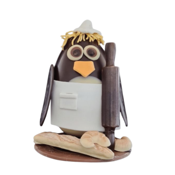 UOVO DI PASQUA PINGUINO “ IL PANETTIERE ”