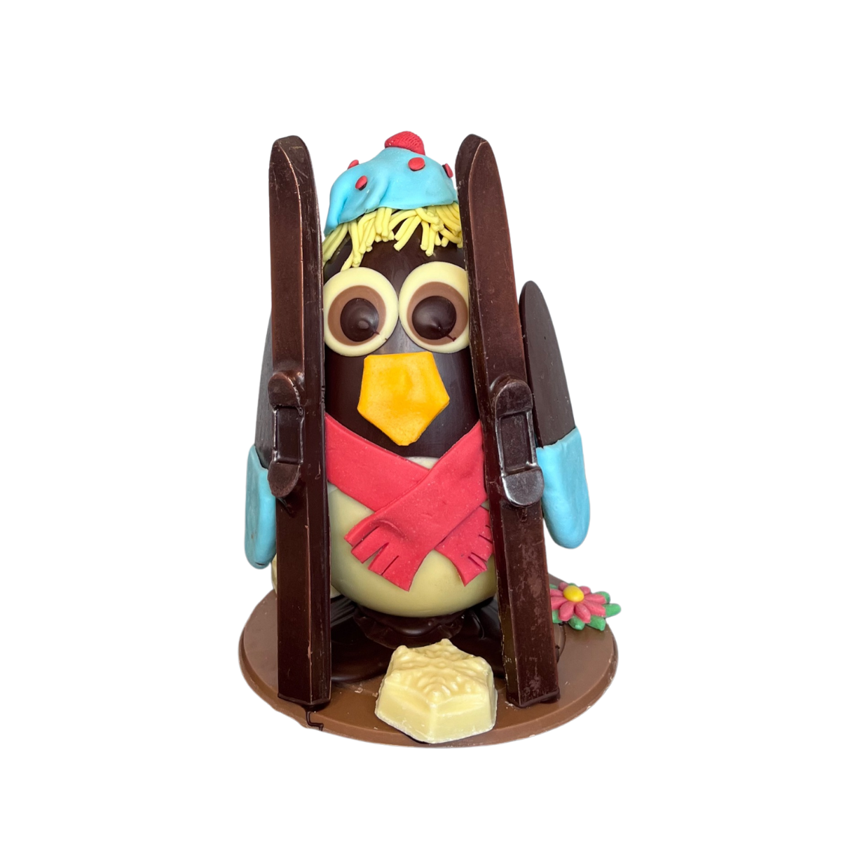 UOVO DI PASQUA PINGUINO “LO SCIATORE”
