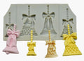 4 Campanelle di Natale. Christmas bell Mold. Stampo silicone - WORLD PRODUCTS SHOP