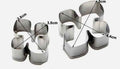 Ortensia. 2 Cutter Fiore e Foglie. Stampo in metallo
