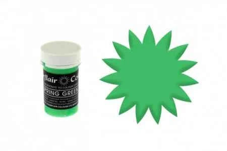 Verde Primavera. Linea Pastello. Colorante in Gel concentrato. Spring Green. Sugarflair