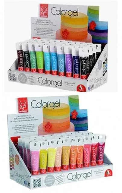 20 gr. Nuovi Coloranti in GEL Modecor. Senza glutine.