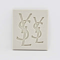 Yves Saint Laurent Griffe. Moda YSL Stampo doppio in silicone