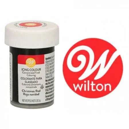 Rosso Natale. Gel Wilton. Nuova Produzione Gel Icing Color 28 gr