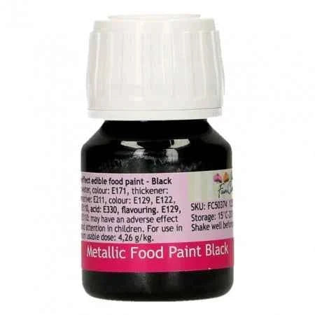 Oro Metallizzato in Gel. Anche Vernice per pittura. Grande confezione 30 ml. Funcakes