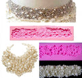 Collana Bordo Perle. Stampo in silicone