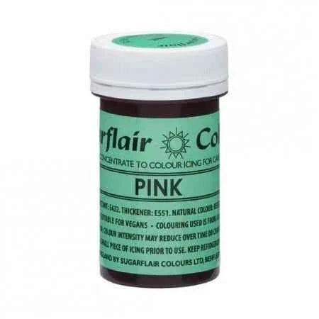 Rosa. Colorante Naturale al 100% in pasta. Sugarflair NatraDi